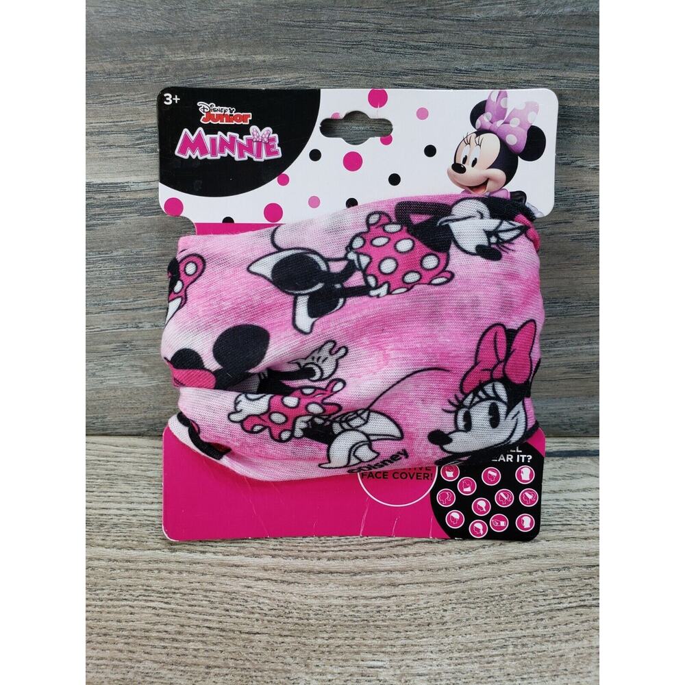 Disney Junior Minnie Mouse Versatile Face Cover Mask Neck Gaiter for Children